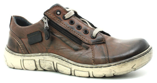 KACPER 1-1287 865+864 hnědé, pánské polobotky 