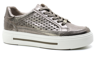 CAPRICE 9-23719-44 341 taupe metallic, dámské tenisky 