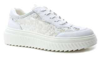 CAPRICE 9-23708-46 197 white comb, dámské tenisky 