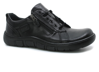 KACPER 1-1287 163+163 czarny, pánské polobotky 