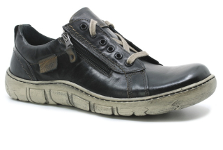 KACPER 1-1287 864+865 ciemny zielony, pánské polobotky 