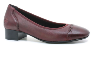 RIEKER 43450-35 red, dámské lodičky