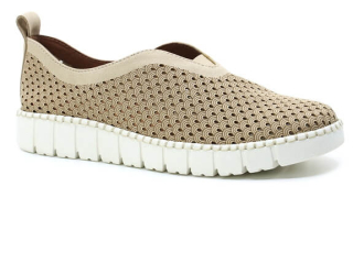 JANA 8-24560-46 400 beige, dámské mokasíny