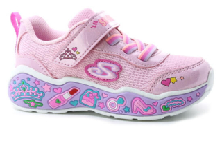 SKECHERS 303158N/LPMT Fun Squad růžová, dětské tenisky