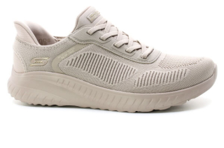 SKECHERS BOBS Sport Squad 117497/NAT béžová, dámské tenisky