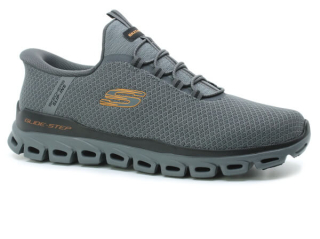 SKECHERS Glide step Noxus 233010/CCOR šedé, pánská obuv  