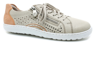 RIEKER 52824-60 beige, dámské tenisky