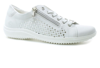 REMONTE D1E08-80 white kombi, dámské polobotky