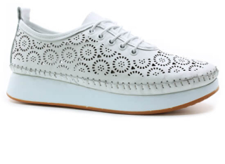 KLOP 014 52L-17 white, dámské polobotky