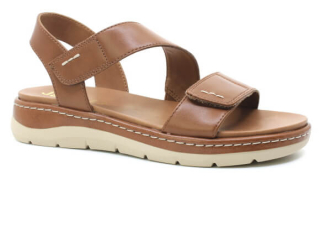 JANA 8-28711-46 305 cognac, dámské sandály
