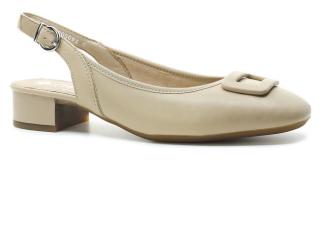 RIEKER 43456-62 beige, dámské lodičky