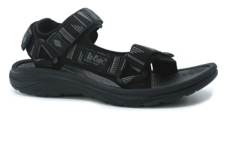 LEE COOPER LCW-26-34-4424M black/grey, pánské sandály