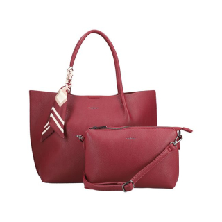 RIEKER H1399-35 burgundy, dámská kabelka