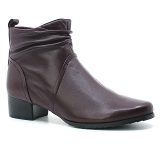 CAPRICE 9-25358-41 540 bordeaux nappa, dámská kotníková obuv