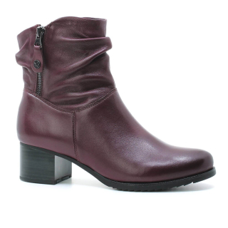 CAPRICE 9-25368-47 540 bordeaux nappa, dámská kotníková obuv