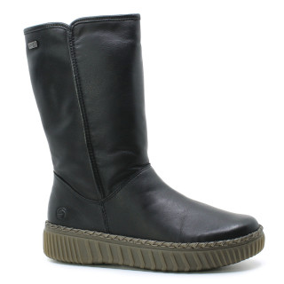 REMONTE D4A71-00 black, dámské polokozačky