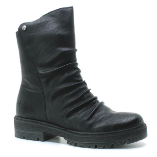 RIEKER 75851-00 black, dámské polokozačky
