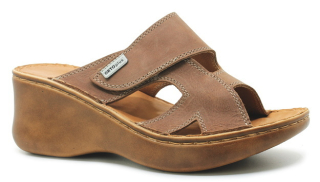 ORTO PLUS 3061-65 hnědé, dámské pantofle