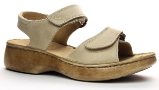 ORTO PLUS 2046-02 béžová, dámské sandály