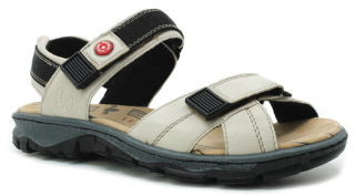 RIEKER 68851-80 beige, dámské sandály