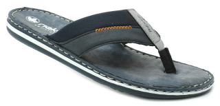 RIEKER 21097-14 blue, pánské žabky