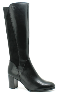 CAPRICE 9-25519-41 black comb, dámské kozačky 