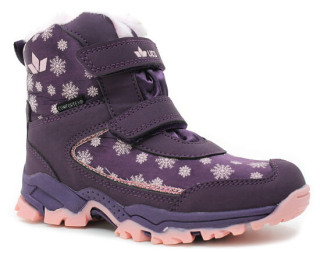 LICO Pauli V 600090 lila/rosa, dětská zimní obuv 