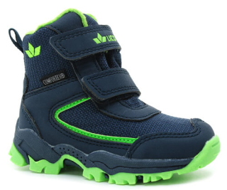 LICO Pauli V 600089 marine/lemon, dětská zimní obuv 