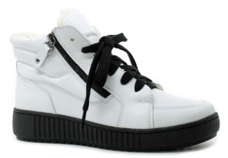 HILBY 1053 bílá, dámská kotníková obuv