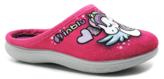 INBLU B9000053 fuxia, dětská domácí obuv 