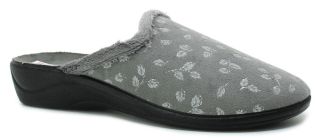 ROGALLO 28276 šedé, dámská domácí obuv 