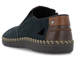 rieker B2457-14 modré mokasíny