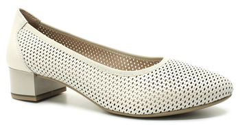 caprice béžové lodičky 22501-44