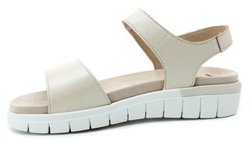 caprice béžové sandály 28701-42