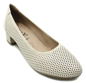 caprice béžové lodičky 22501-44