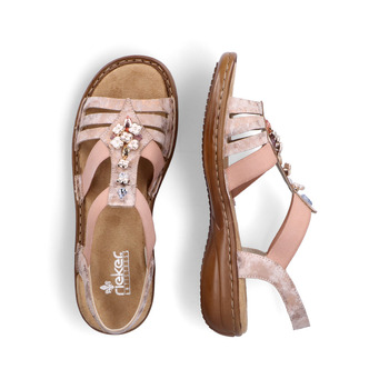 rieker 60855-31 rosa sandály na obuvpetra.cz