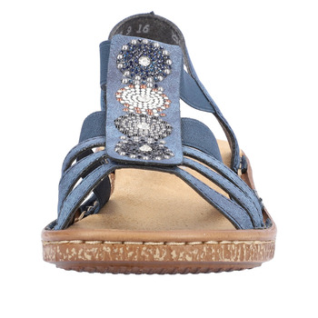 rieker 628g9-16 blue modré sandály na obuvpetra.cz