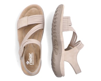 rieker 64870-62 béžové sandály na obuvpetra.cz