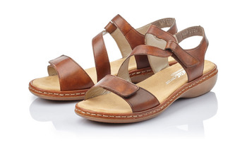 sandály rieker 659C7-24 hnědé