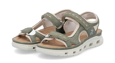 rieker 64066-52 green combi sandály na obuvpetra.cz