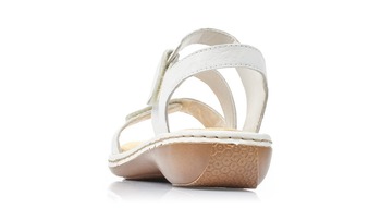 sandály rieker 659C7-80 bílé na obuvpetra.cz