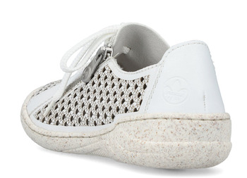 rieker 54516-80 bílé polobotky