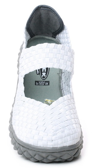 rock spring over white