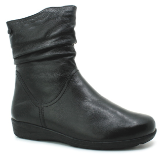 CAPRICE 9-26406-41 black nappa, dámské polokozačky vel.39