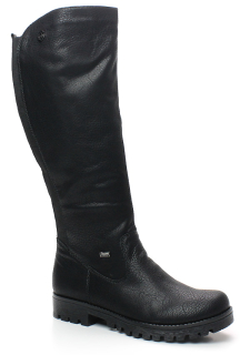 RIEKER 78554-00 black, dámské kozačky vel.40