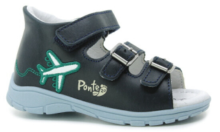 PONTE DA05-4-1913B royal blue, dětské sandály vel.26