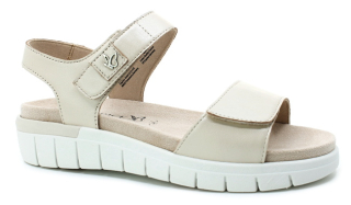 CAPRICE 9-28701-42 cream perlato, dámské sandály vel.41
