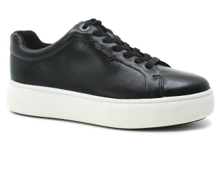 TAMARIS 23736-42 003 black leather, dámské tenisky vel.37