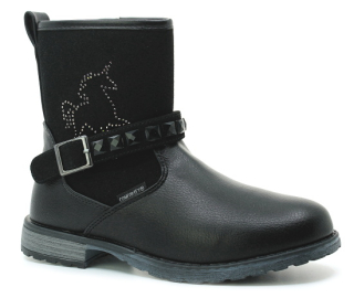 LICO Laurie 320297 black, dívčí kozačky vel.30