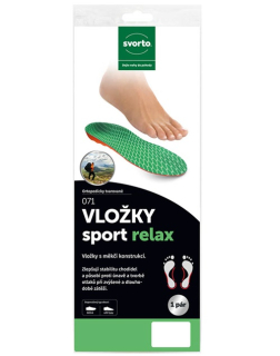 SVORTO Vložky sport relax vel.46/47